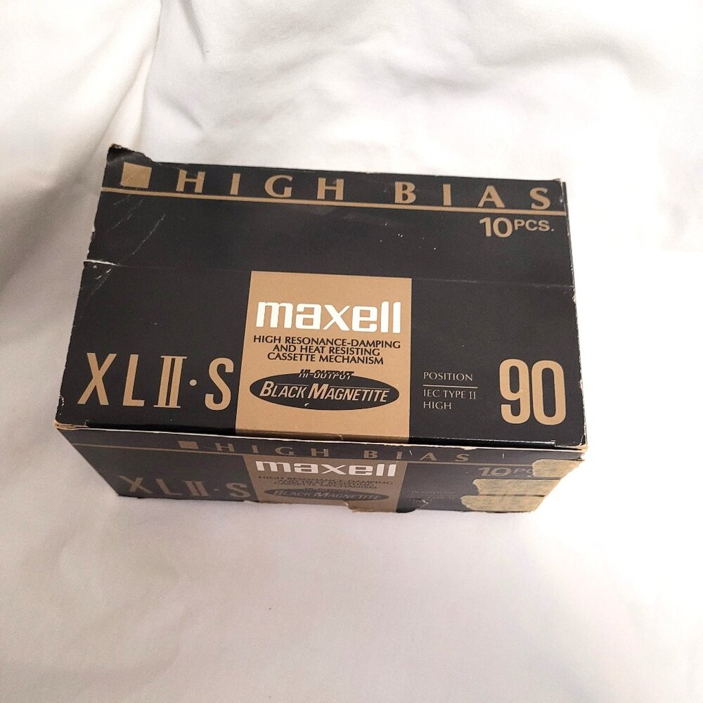 Box of 10 Maxell XL-II/XL-II-S Blank Cassette Tapes - Picture 5 of 8